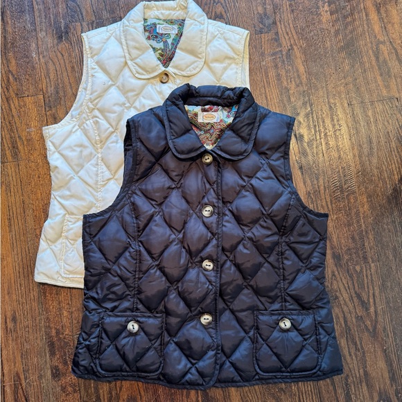 Talbots Barn Vest Quilted With 90% Duck Down - Picture 8 of 8